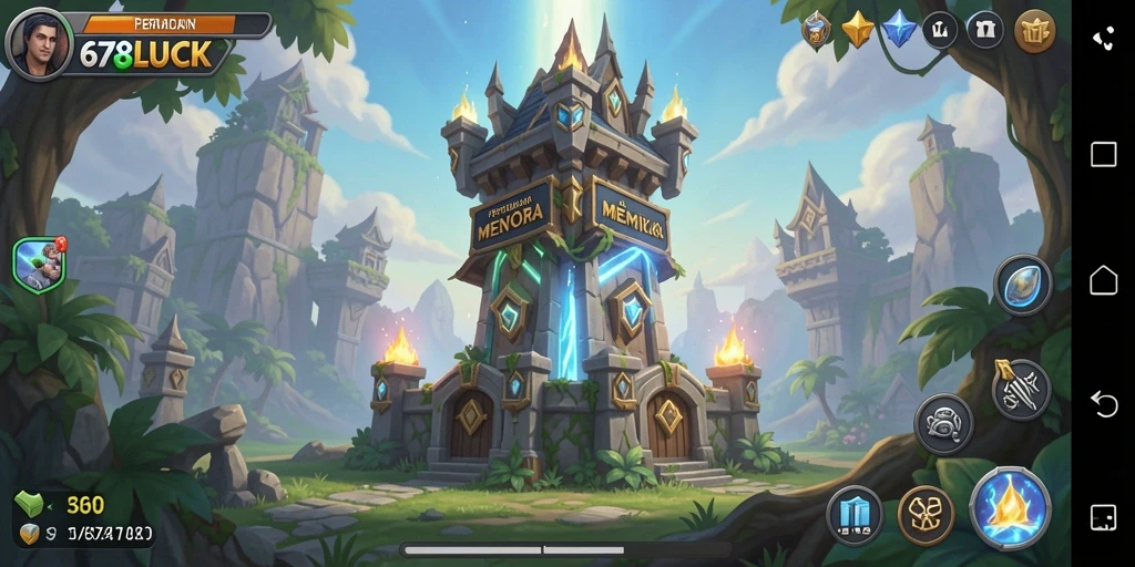Tampilan gameplay 678LUCK yang mendebarkan dan penuh aksi.
