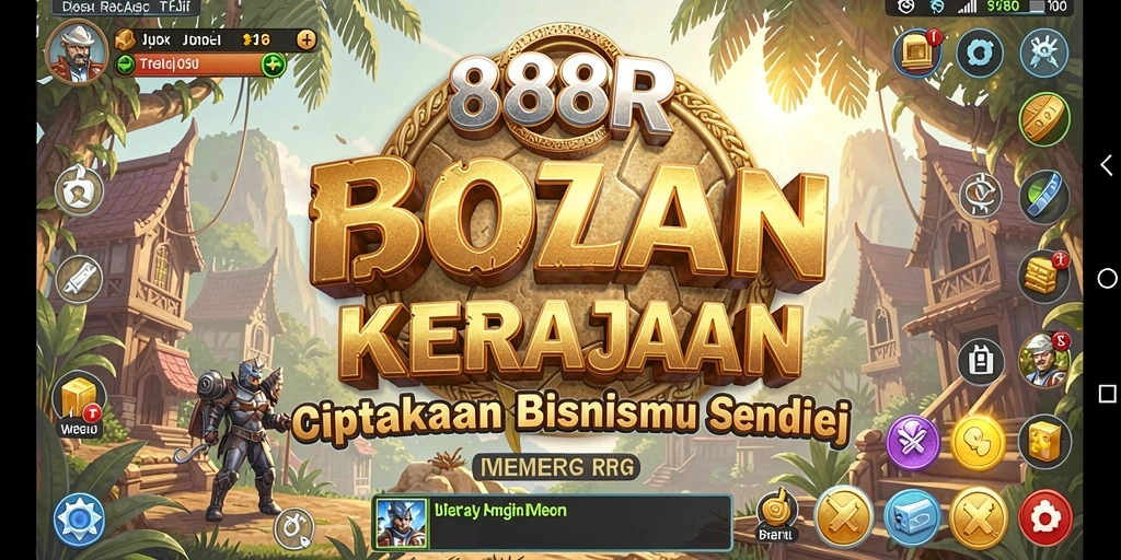 Tampilan gameplay mendebarkan dari 888R di dunia Tycoon.