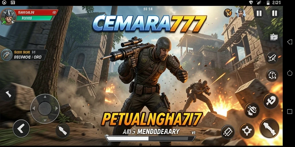Tampilan gameplay CEMARA777 dengan pertarungan seru dan grafis menawan.