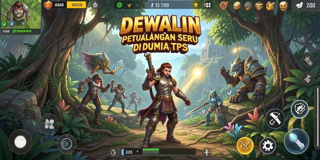 Screenshot menunjukkan aksi tembak-menembak yang intens dalam DEWALIN.
