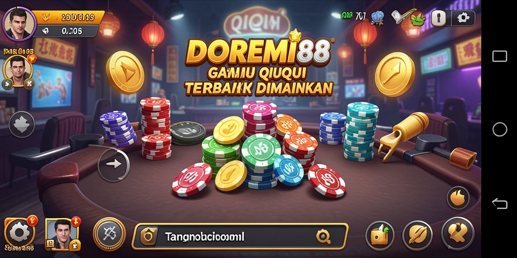 Tangkapan layar gameplay <strong>DOREMI88</strong> yang menampilkan aksi QiuQiu yang seru.