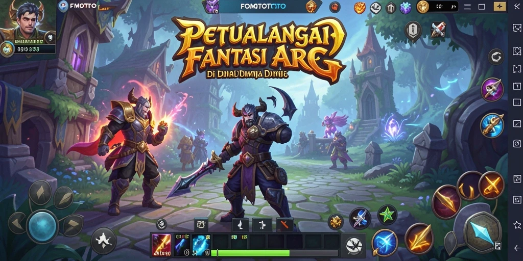 Tangkapan layar dari gameplay mendebarkan di FOMOTOTO dengan grafis menawan.