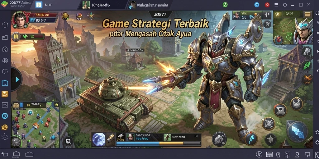 Tampilan gameplay menarik dari JOS77 dengan strategi yang menantang.