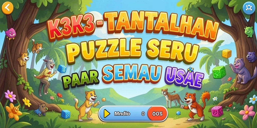 Tampilan gameplay K3K3 yang menantang dan seru.