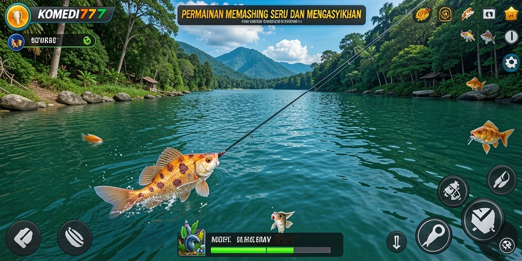 Tangkapan ikan besar dan beragam di KOMEDI77.