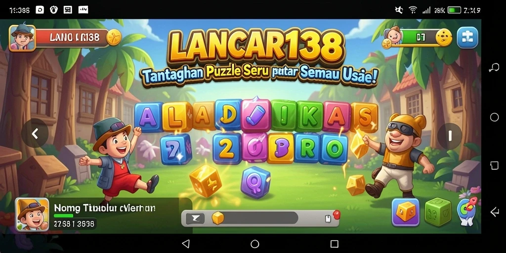 Tampilan gameplay LANCAR138 dengan berbagai puzzle menarik.
