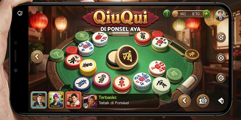 Tampilan menarik dari gameplay QiuQiu di LOS303.