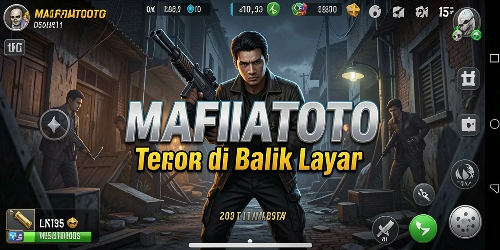 Screenshot dari gameplay MAFIATOTO yang menakutkan dan menegangkan.