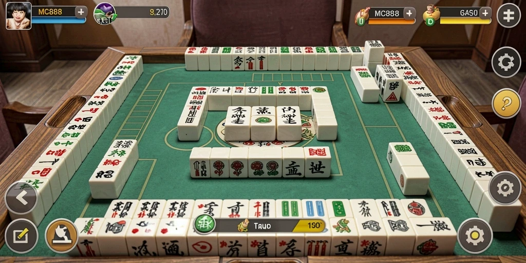 Gameplay menarik dan menantang di MC888 Mahjong.