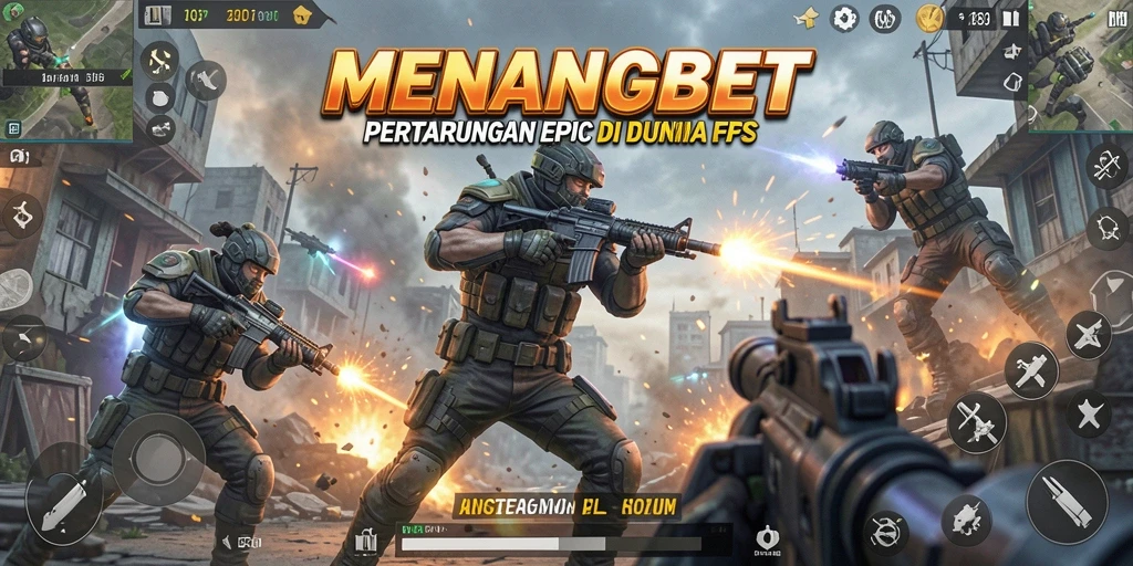 Tampilan seru gameplay <strong>MENANGBET</strong> dengan aksi tembak-menembak yang mendebarkan.