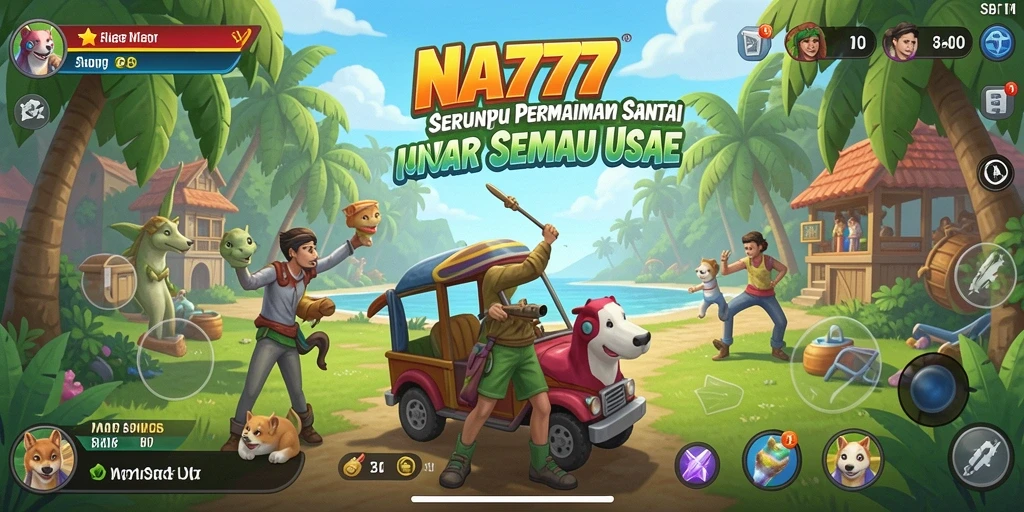 Screenshot gameplay NA777 menunjukkan keseruan permainan yang penuh warna.