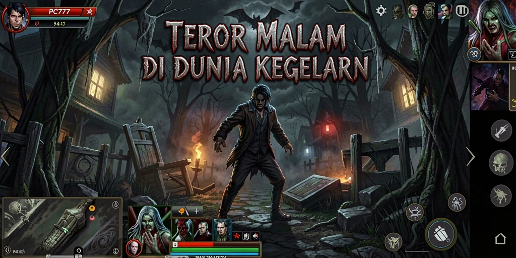 Screenshot <strong>PC777</strong> menampilkan moment horor yang mendebarkan dan mencekam.