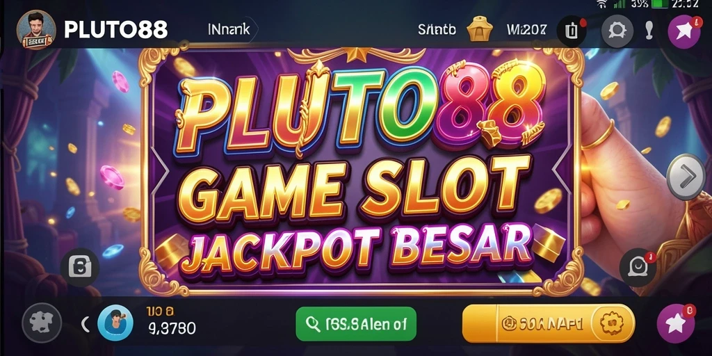 Tampilan menarik dari gameplay Slot di PLUTO88.
