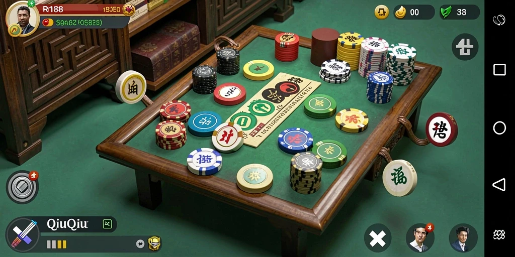 Tampilan menarik dari gameplay RI188 QiuQiu.