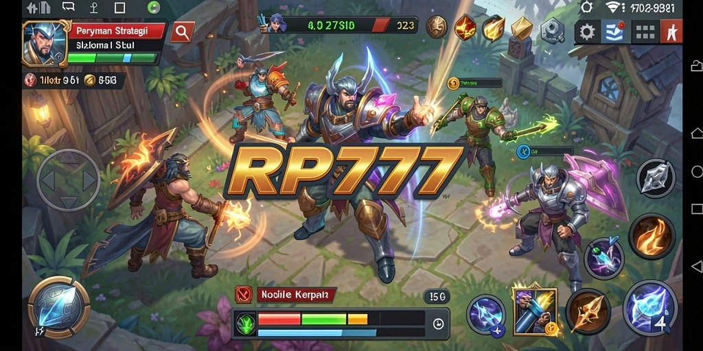 Tampilan gameplay RP777 dengan strategi mendalam dan interaksi pemain.