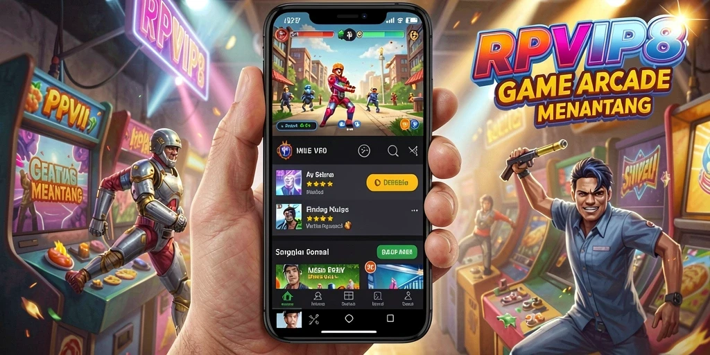 Tampilan gameplay RPVIP8 yang mengasyikkan dan penuh warna.