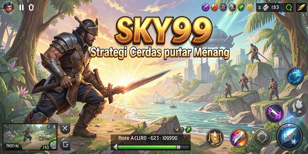 Tampilan mendebarkan dari gameplay SKY99 dengan strategi yang menegangkan.