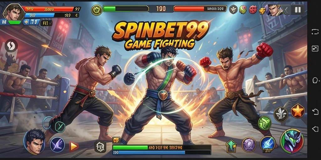 Tangkapan layar memperlihatkan pertarungan seru dalam SPINBET99 yang penuh aksi.