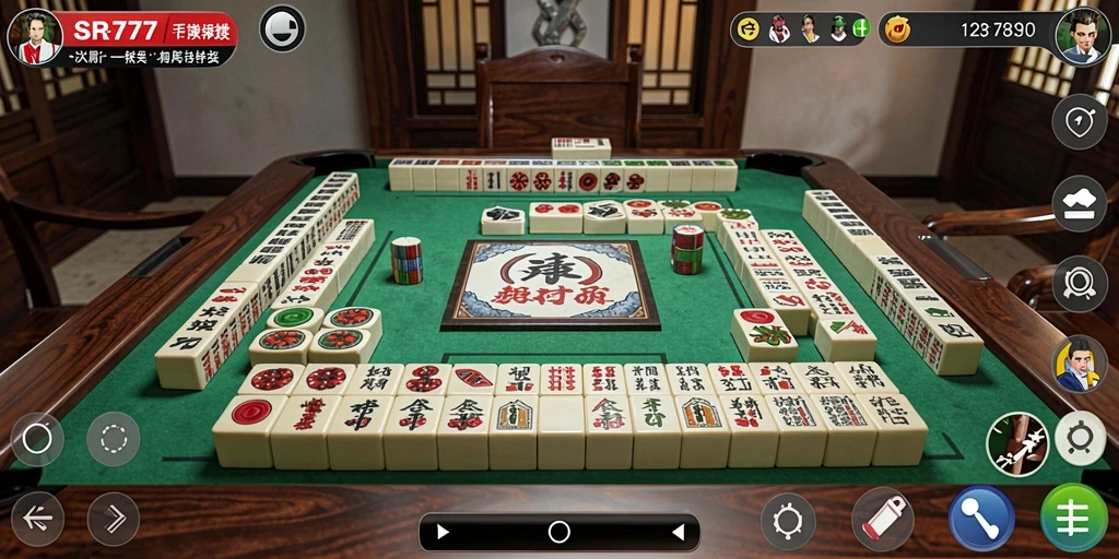 Tampilan gameplay Mahjong yang seru dan interaktif.
