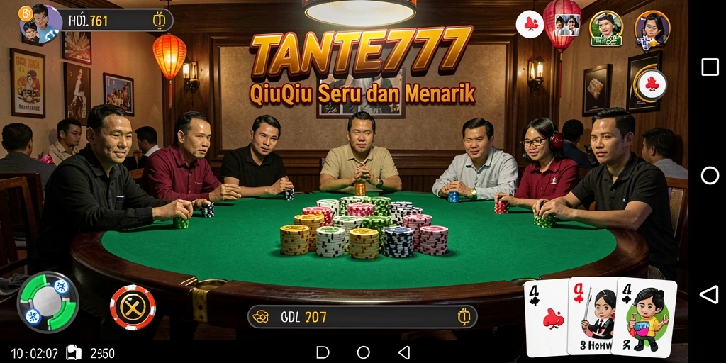 Tampilan gameplay seru dan adiktif dalam TANTE777.