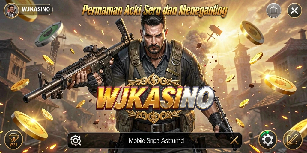 Tampilan aksi mendebarkan dalam gameplay WJKASINO.