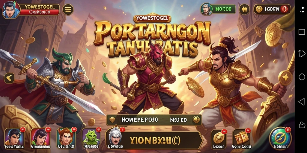 Tampilan aksi mendebarkan dalam permainan Battle Royale.