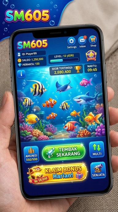 Screenshot antarmuka sm605 yang user-friendly.